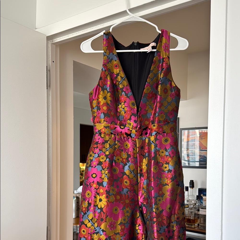 Hutch Jacquard Floral Multicolor Jumpsuit